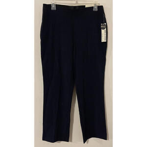 Studio Works Womens 6 Petite Short Blue Chino Pull-On Pants NWT! A3876